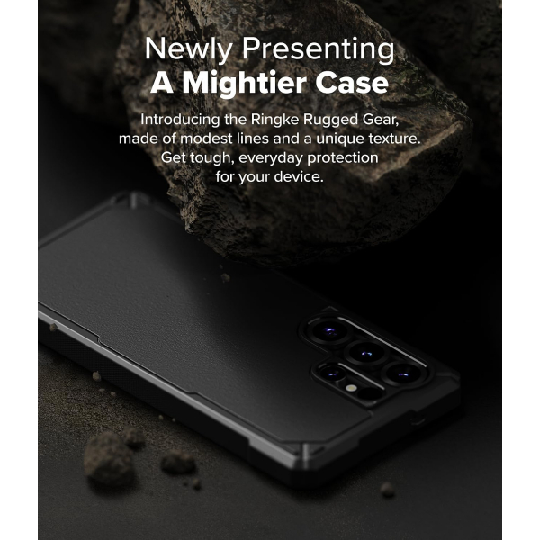 Rin gke Samsung Galaxy S25 Ultra Rugged Klf-Black 