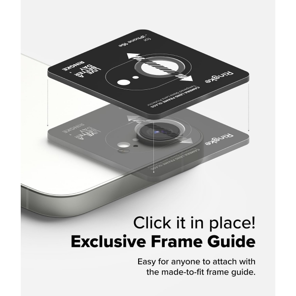 Rin gke iPhone 16e Kamera Lens Koruyucu(2Adet)