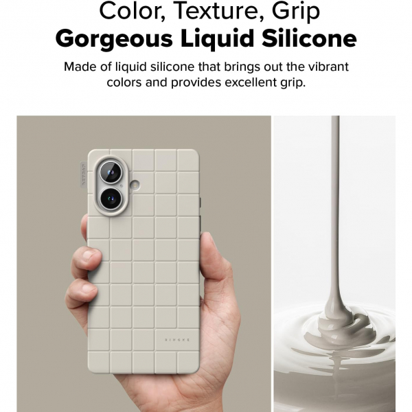 Rin gke iPhone 16 Bitmap MagSafe Klf-Stone