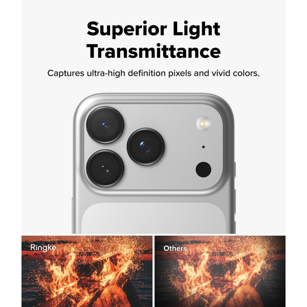Rin gke iPhone 17 Pro/Max Kamera Lens Koruyucu(2 Adet)