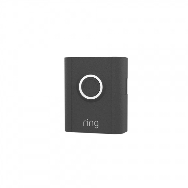 Ring Akll Video Kap Zili in Deitirilebilir Kapak-Smooth Black