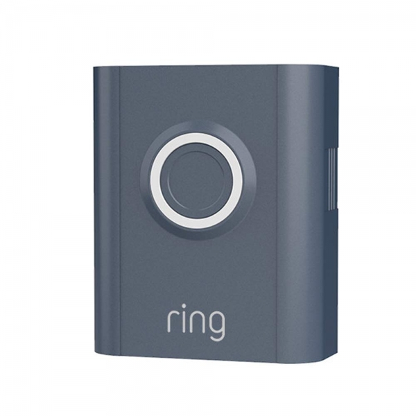Ring Akll Video Kap Zili in Deitirilebilir Kapak-Blue Metal