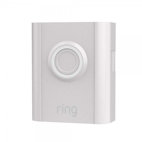 Ring Akll Video Kap Zili in Deitirilebilir Kapak-Pearl White
