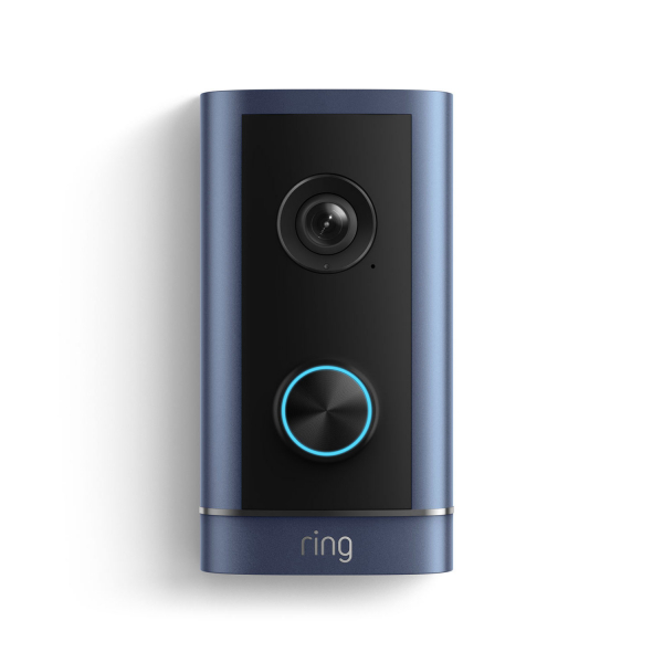 Ring Elite Kablolu Retinal 4K Ak�ll� Kap� Zili(2.Nesil)-Polished Night Navy