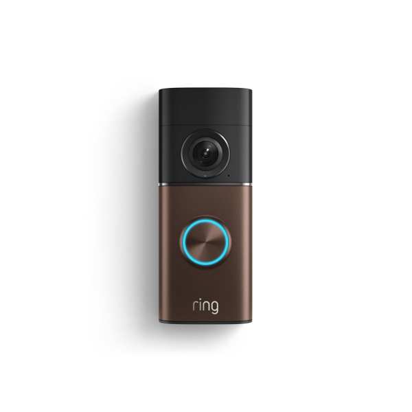 Ring Kablolu Retinal 2K Akll Kap Zili Plus (2.Nesil)-Mocha