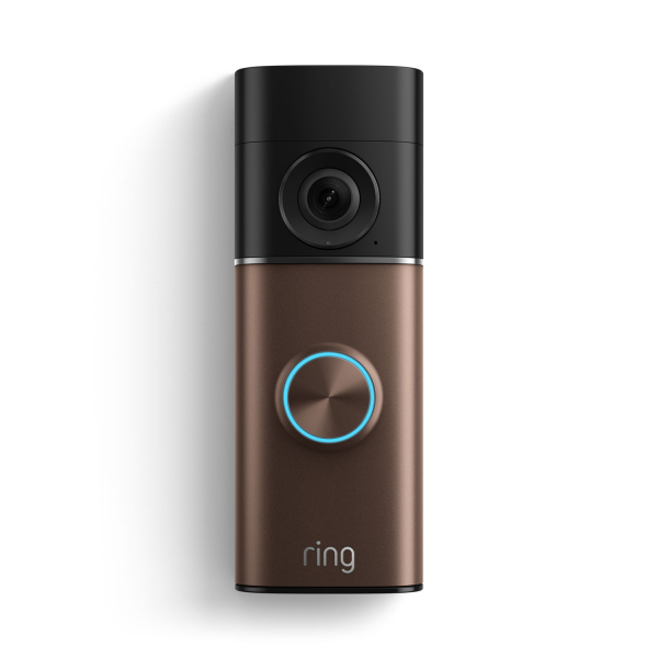 Ring Retinal 4K Pro Pilli Ak�ll� Kap� Zili (2. Nesil)-Polished Mocha