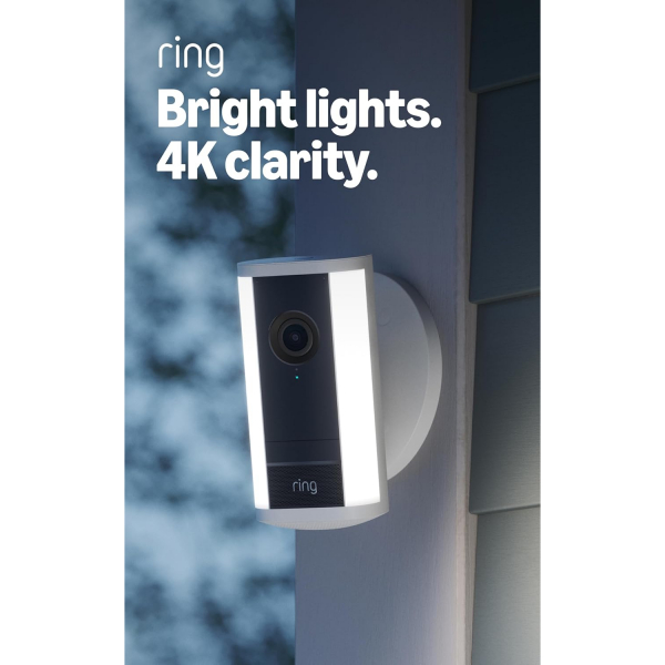 Ring Spotlight Pro Retinal 4K PoE+ Akll Kamera 