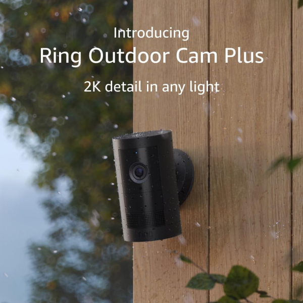 Ring D Mekan Akll Kamera Plus (2K Video)-Black 