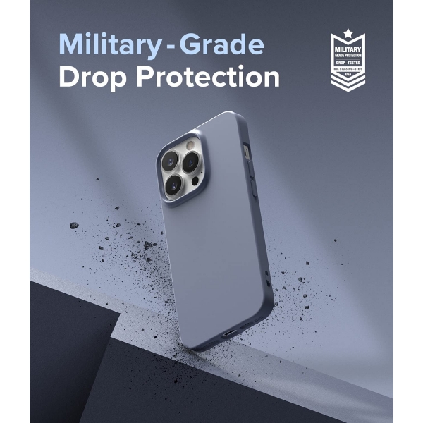 Rin gke Air-S iPhone 13 Pro Max Silikon Klf-Grey