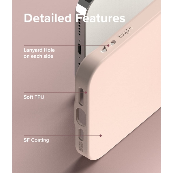 Ringke Air-S Serisi iPhone 13 Pro Max Silikon Klf-Pink