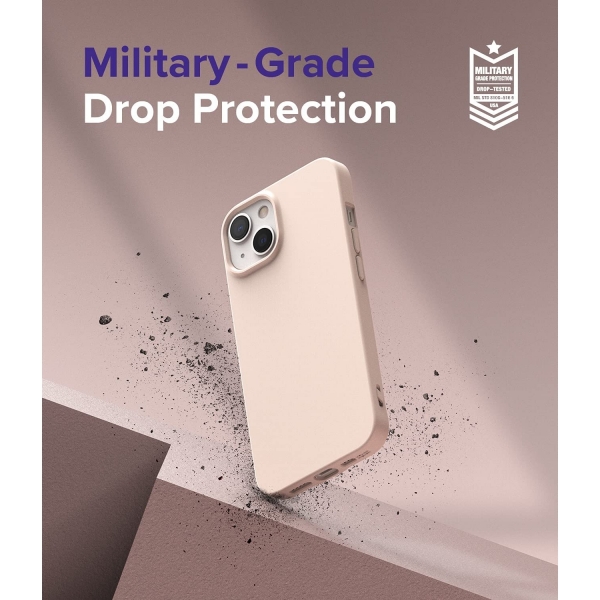 Rin gke Air-S iPhone 13 Silikon Klf-Pink