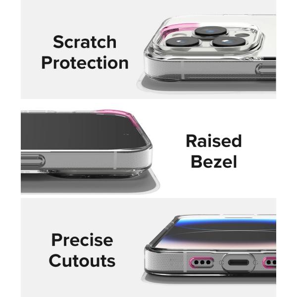 Rin gke Air-S iPhone 14 Pro Silikon Klf