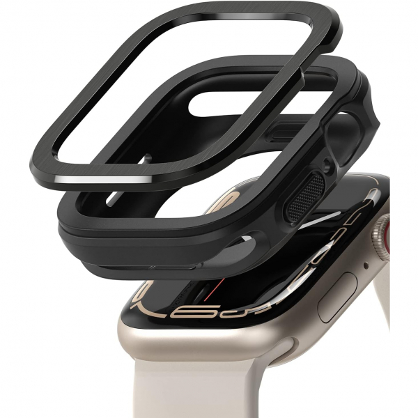 Rin gke Air Sports Apple Watch 9 41mm Bumper Klf-Black