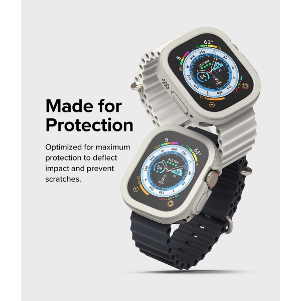 Rin gke Air Sports Apple Watch Ultra Bumper Klf(49mm)-Gray