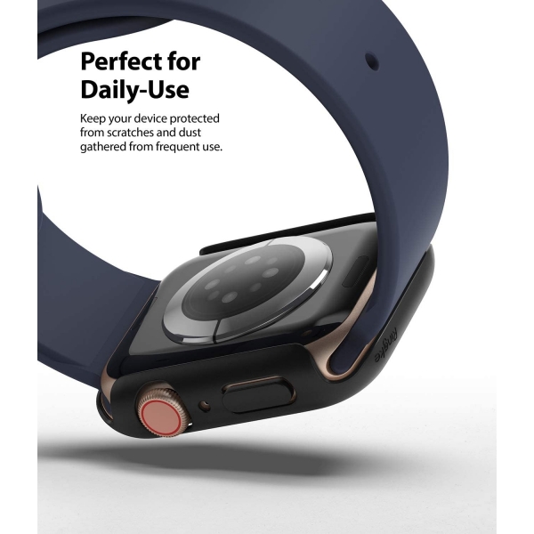 Rin gke Apple Watch 6 40mm Bumper Klf-Clear Black