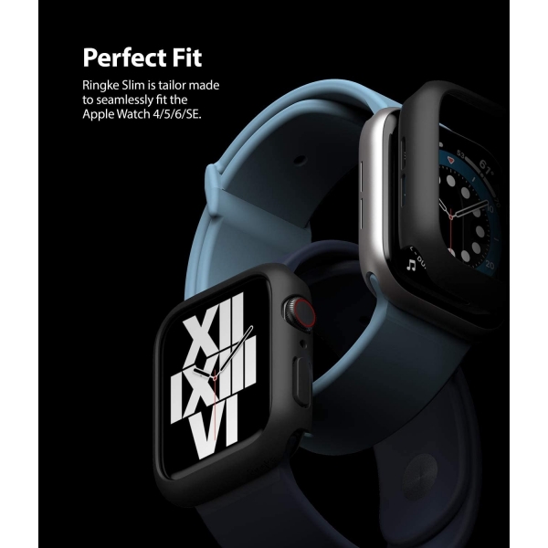 Rin gke Apple Watch 6 40mm Bumper Klf-Clear Black