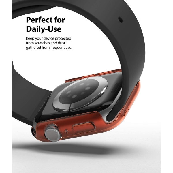Rin gke Apple Watch 6 40mm Bumper Klf-Clear Coral