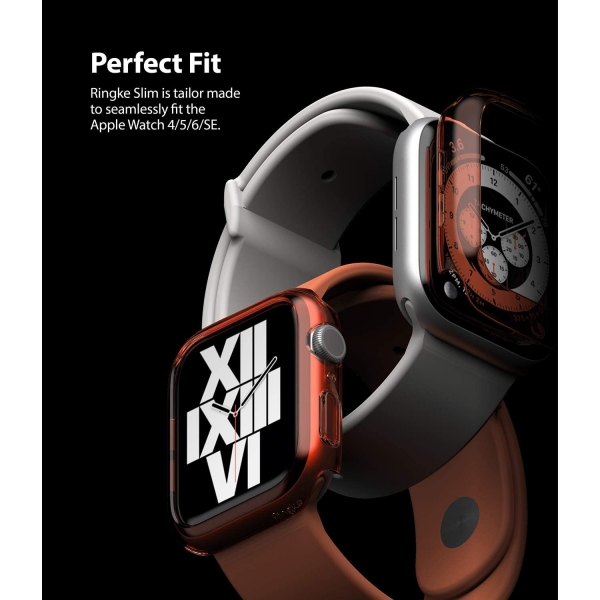 Rin gke Apple Watch 6 40mm Bumper Klf-Clear Coral
