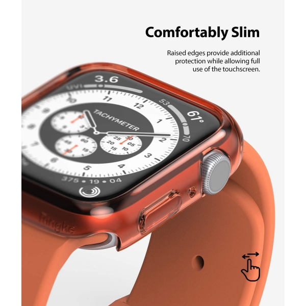 Rin gke Apple Watch 6 40mm Bumper Klf-Clear Coral