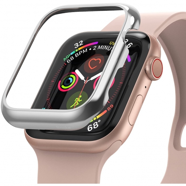 Rin gke Apple Watch 6 44mm Bumper Klf -Silver