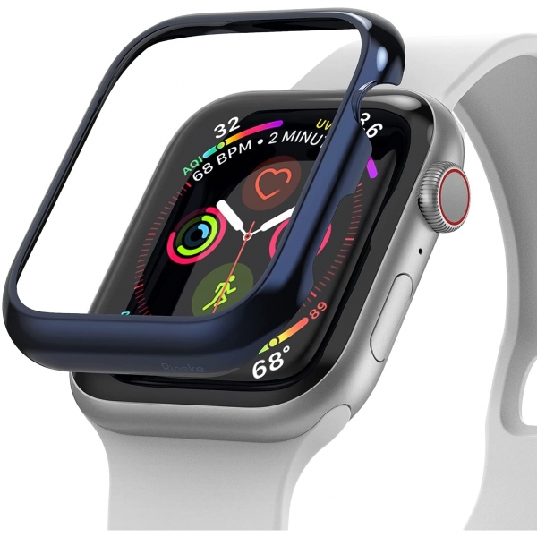 Rin gke Apple Watch 6 44mm Bumper Klf -Deep Blue