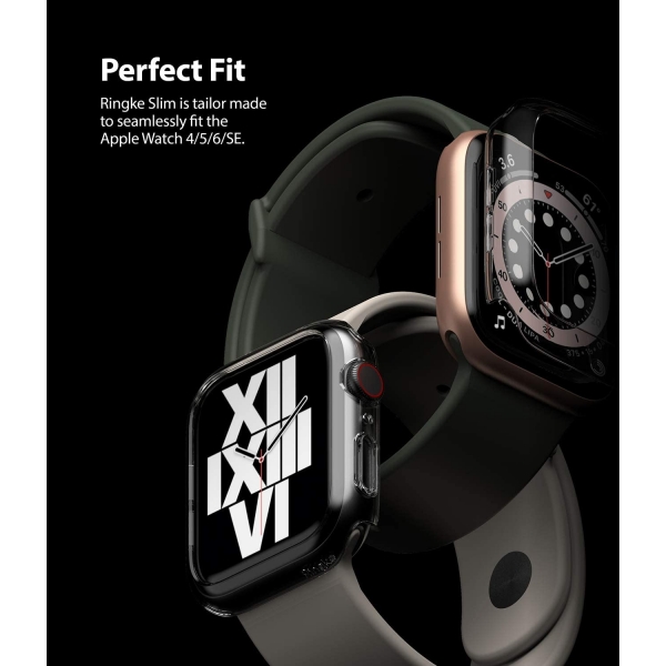 Rin gke Apple Watch 6 44mm Bumper Klf -Clear