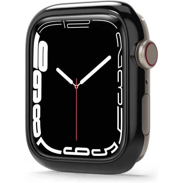 Rin gke Apple Watch 9/8/7 41mm Bumper Klf-Black