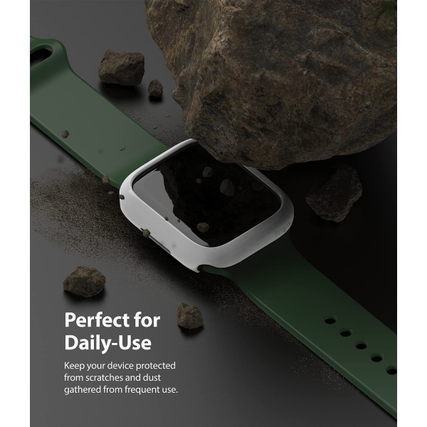 Rin gke nce Apple Watch 7 41mm Bumper Klf -Clear White