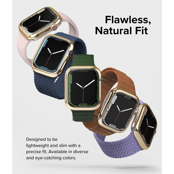Rin gke Apple Watch 7 45mm Bumper Klf -Gold