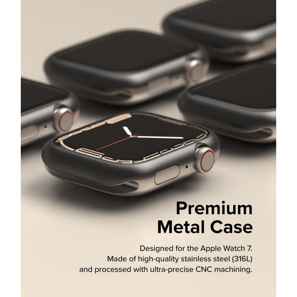 Rin gke Apple Watch 7 45mm Bumper Klf -Gray