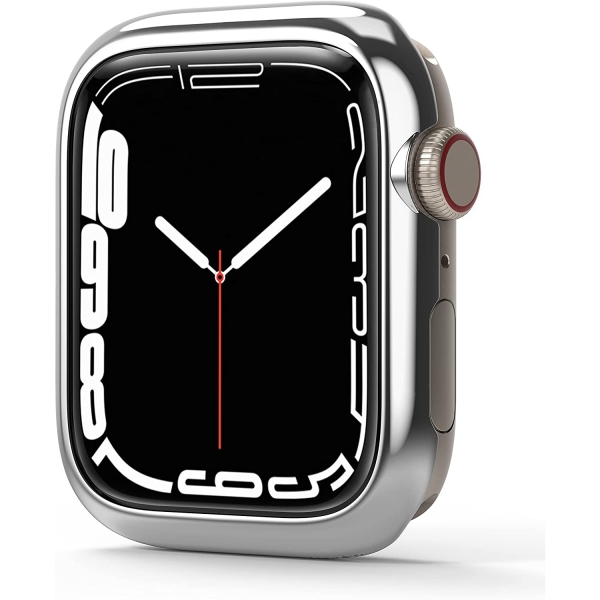 Rin gke Apple Watch 7 45mm Bumper Klf -Silver