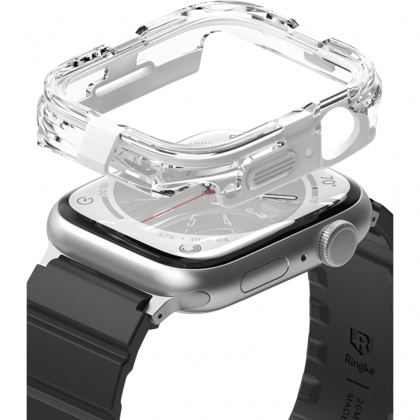 Rin gke Apple Watch 9/8/7 44mm Bumper Klf-White