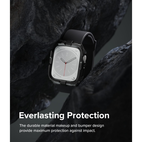 Rin gke Apple Watch 9/8/7 44mm Bumper Klf-White