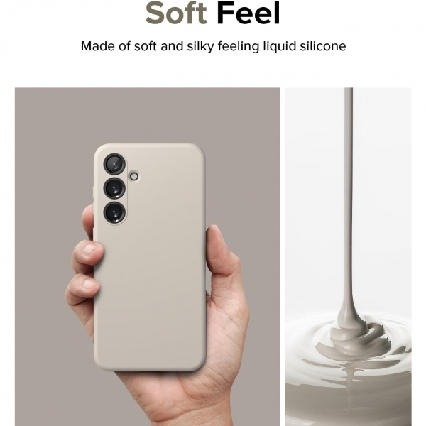 Rin gke Galaxy S24 MagSafe Silikon Klf-Stone