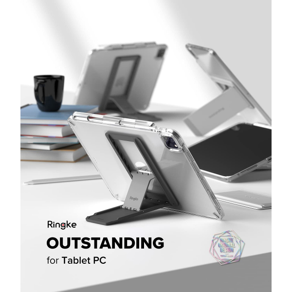 Rin gke Outstanding Evrensel Tablet Stand (8-13 in)-Light Gray