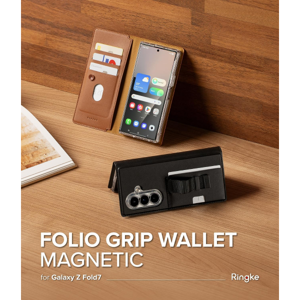Ringke Folio Grip Galaxy Z Fold 7 Klf-Black 