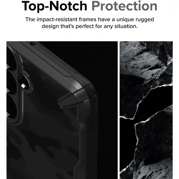 Rin gke Fusion-X  Galaxy S24 Klf-Camo Black