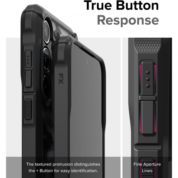 Ringke Fusion-X Serisi Galaxy A55 Klf-Camo Black