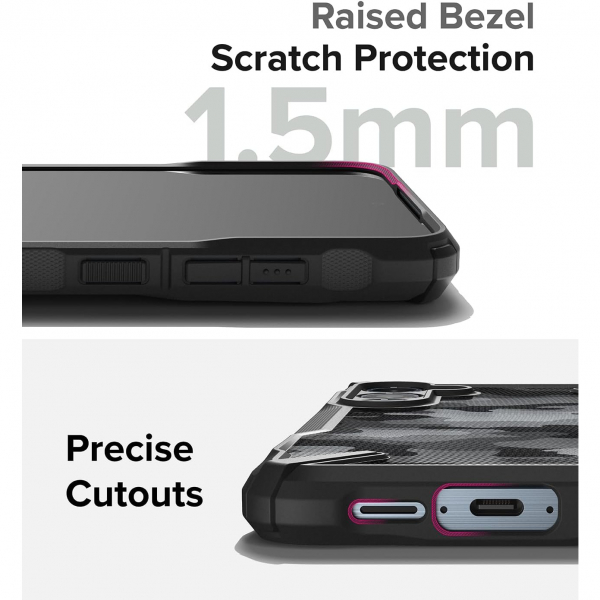 Rin gke Fusion-X Galaxy A55 Klf-Camo Black