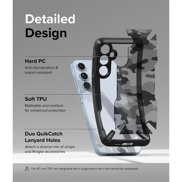 Rin gke Fusion-X Galaxy A55 Klf-Camo Black