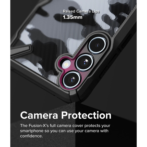Rin gke Fusion-X Galaxy A55 Klf-Camo Black