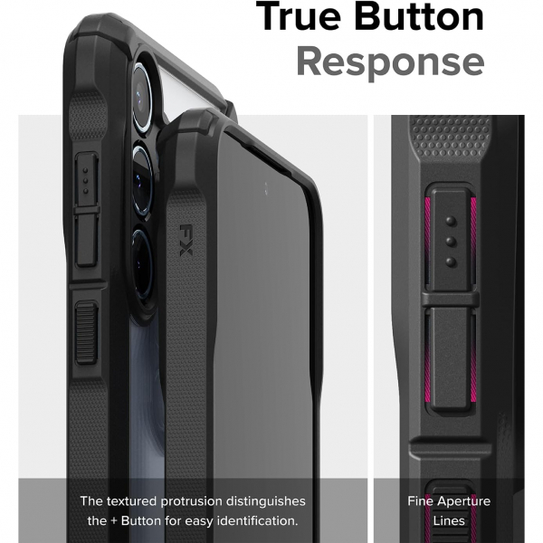Ringke Fusion-X Serisi Galaxy A55 Klf-Black