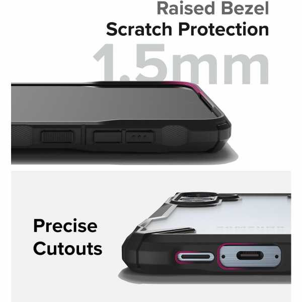Rin gke Fusion-X Galaxy A55 Klf-Black