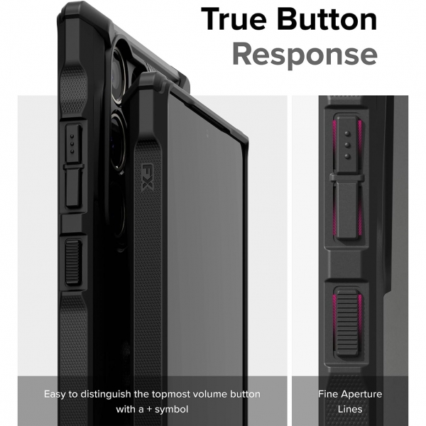 Rin gke Fusion-X Galaxy S24 Ultra Klf-Camo Black