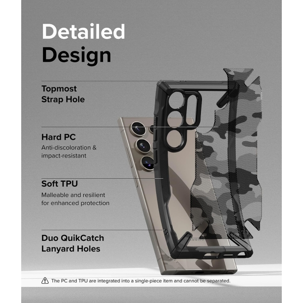 Rin gke Fusion-X Galaxy S24 Ultra Klf-Camo Black