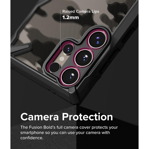 Rin gke Fusion-X Galaxy S24 Ultra Klf-Camo Black
