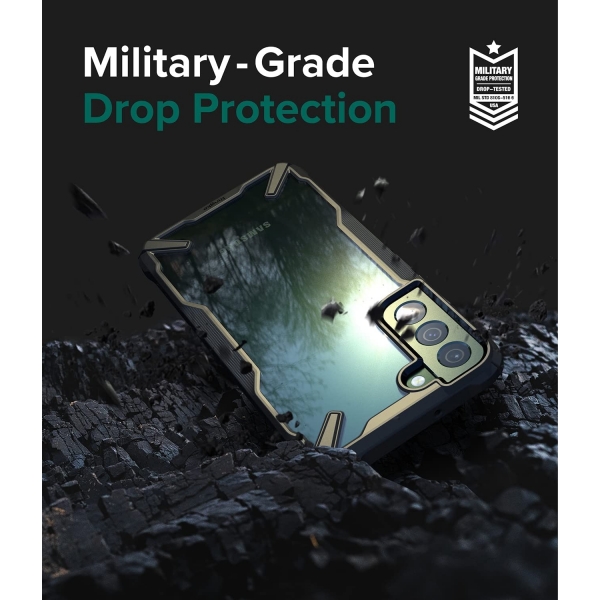 Rin gke Fusion-X Serisi Samsung Galaxy S22 Klf -Black