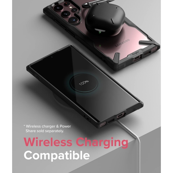 Rin gke Fusion X Samsung Galaxy S22 Ultra Klf-Black
