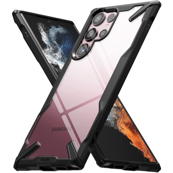 Rin gke Fusion X Samsung Galaxy S22 Ultra Klf-Black