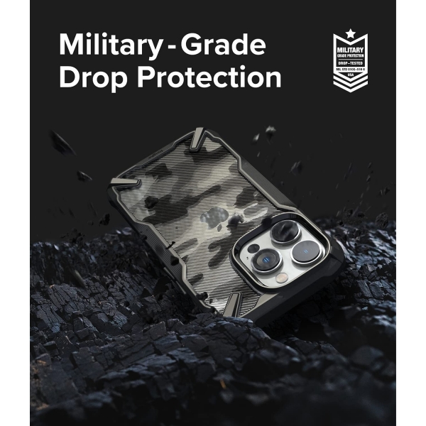 Rin gke Fusion-X iPhone 14 Pro Klf-Camo Black